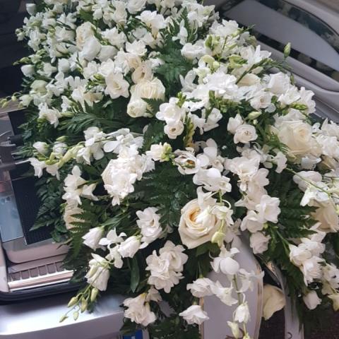 corona di fiori funerali